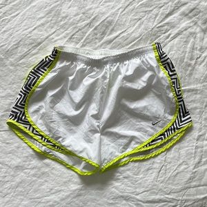 Nike Athletic Shorts in White